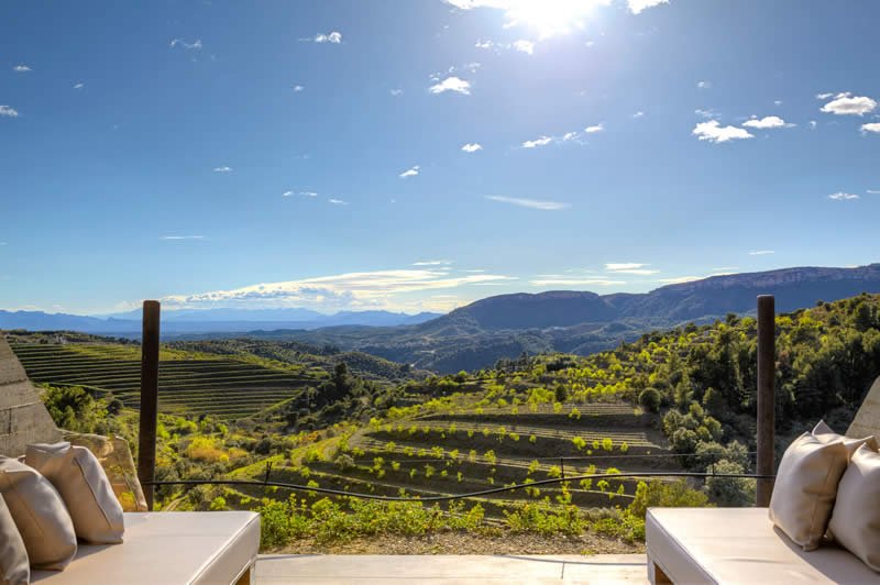 Hotel Trossos del Priorat vistas a los viñedos